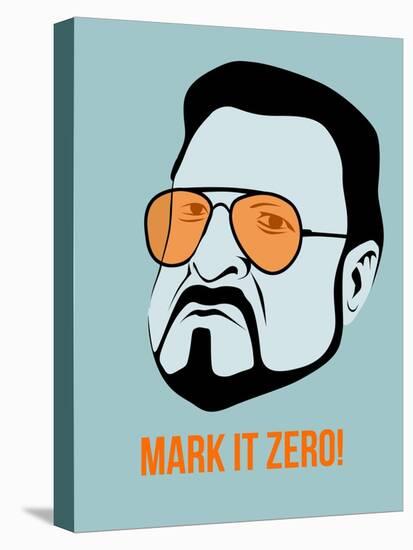 Mark it Zero Poster 1-Anna Malkin-Stretched Canvas