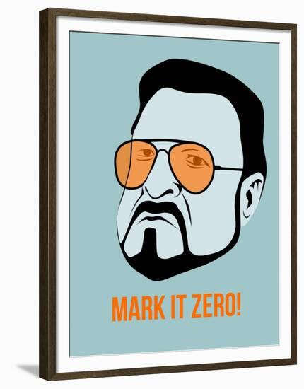 Mark it Zero Poster 1-Anna Malkin-Framed Art Print