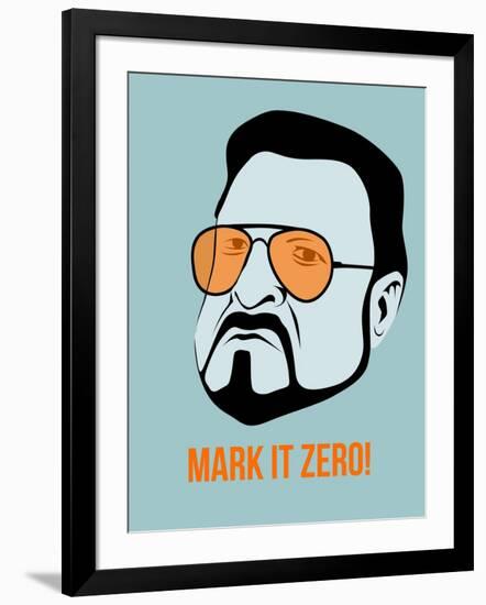 Mark it Zero Poster 1-Anna Malkin-Framed Art Print