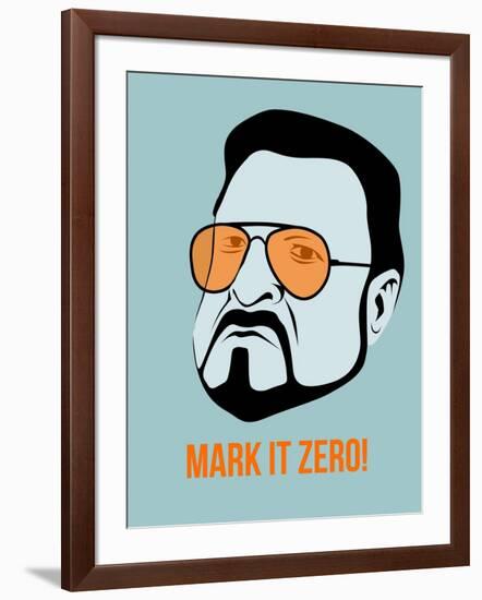 Mark it Zero Poster 1-Anna Malkin-Framed Art Print