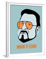 Mark it Zero Poster 1-Anna Malkin-Framed Art Print