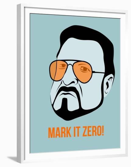 Mark it Zero Poster 1-Anna Malkin-Framed Art Print