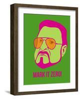 Mark it Zero Poster 2-Anna Malkin-Framed Art Print