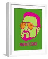 Mark it Zero Poster 2-Anna Malkin-Framed Art Print