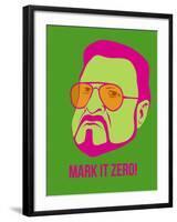 Mark it Zero Poster 2-Anna Malkin-Framed Art Print