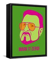 Mark it Zero Poster 2-Anna Malkin-Framed Stretched Canvas