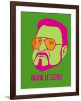 Mark it Zero Poster 2-Anna Malkin-Framed Art Print