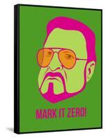 Mark it Zero Poster 2-Anna Malkin-Framed Stretched Canvas