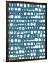 Mark Making Tile Pattern II Light Blue Crop-Moira Hershey-Framed Art Print