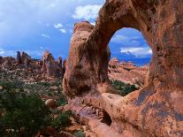 Looking Through an Arch in Arches National Monument, Utah, Arches National Park, USA-Mark Newman-Photographic Print