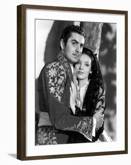 Mark Of Zorro, Tyrone Power, Linda Darnell, 1940-null-Framed Photo