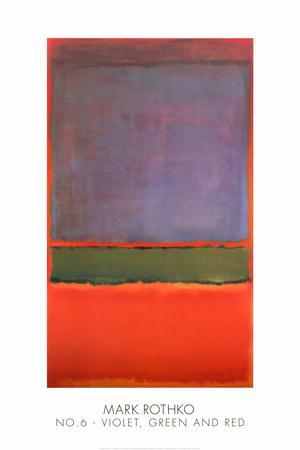 No. 6 (Violet, Green and Red), 1951