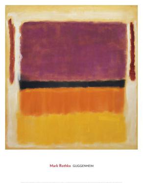 Untitled (Violet, Black, Orange, Yellow on White and Red), 1949 by Mark Rothko