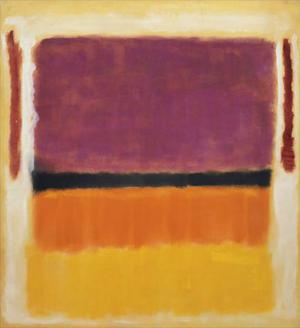 Untitled (Violet, Black, Orange, Yellow on White and Red), 1949 by Mark Rothko