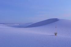 View of gypsum dunes at sunset, White Sands National Monument, New Mexico, USA-Mark Sisson-Photographic Print