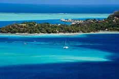 Tropical Bay off Moorea Tahiti-Mark Skalny-Photographic Print