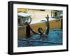 Mark Spitz Exults in a Victory-null-Framed Photographic Print