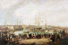 Opening of the South Outlet, Sunderland Docks, 1856-Mark Thompson-Giclee Print