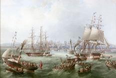 Opening of the South Outlet, Sunderland Docks, 1856-Mark Thompson-Giclee Print