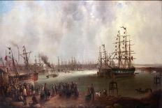The Opening of Tyne Dock, 1859-Mark Thompson-Giclee Print