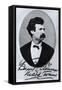 Mark Twain, American Author and Humorist-Science Source-Framed Stretched Canvas