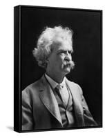Mark Twain, American Author and Humorist-Science Source-Framed Stretched Canvas