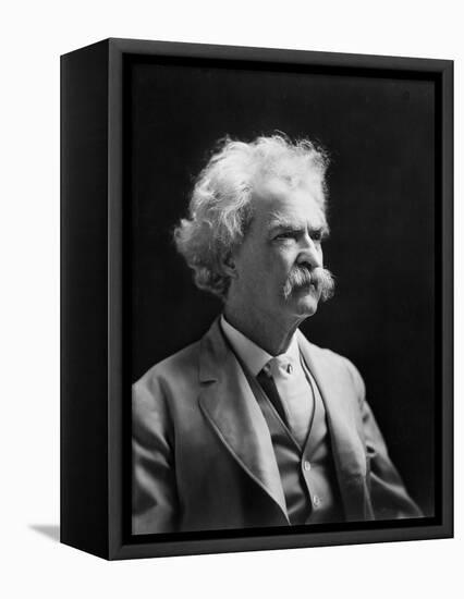 Mark Twain, American Author and Humorist-Science Source-Framed Stretched Canvas