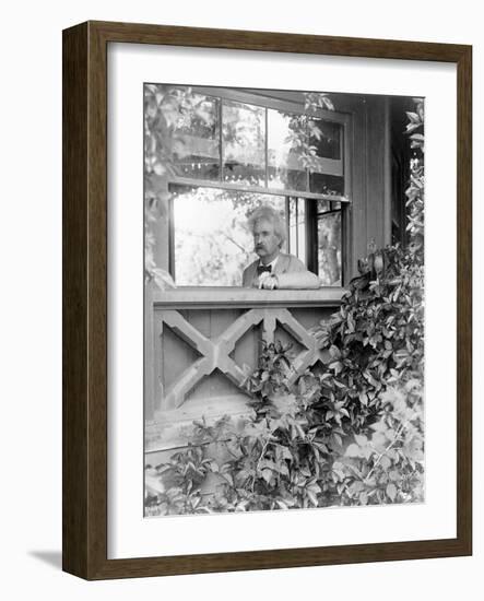 Mark Twain, American Author and Humorist-Science Source-Framed Giclee Print