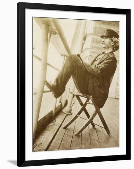 Mark Twain, American Author and Humorist-Science Source-Framed Giclee Print