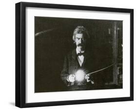 Mark Twain, American Author and Humorist-Science Source-Framed Giclee Print