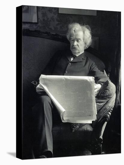 Mark Twain, American Author and Humorist-Science Source-Stretched Canvas