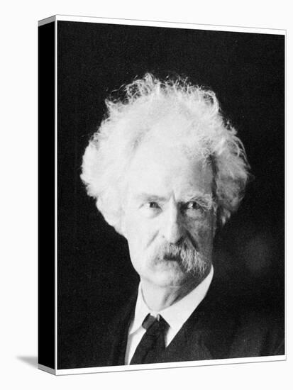Mark Twain, American Novelist, in His Later Years, C1890S-MATHEW B BRADY-Stretched Canvas