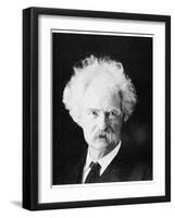 Mark Twain, American Novelist, in His Later Years, C1890S-MATHEW B BRADY-Framed Giclee Print