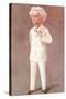 Mark Twain American Writer Born: Samuel Langhorne Clemens Pictured in a White Suit-Spy (Leslie M. Ward)-Stretched Canvas