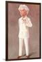 Mark Twain American Writer Born: Samuel Langhorne Clemens Pictured in a White Suit-Spy (Leslie M. Ward)-Framed Photographic Print