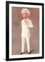 Mark Twain American Writer Born: Samuel Langhorne Clemens Pictured in a White Suit-Spy (Leslie M. Ward)-Framed Photographic Print