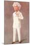 Mark Twain American Writer Born: Samuel Langhorne Clemens Pictured in a White Suit-Spy (Leslie M. Ward)-Mounted Photographic Print