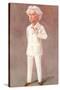 Mark Twain American Writer Born: Samuel Langhorne Clemens Pictured in a White Suit-Spy (Leslie M. Ward)-Stretched Canvas