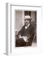 Mark Twain American Writer Born: Samuel Langhorne Clemens-null-Framed Photographic Print