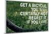 Mark Twain Bicycle Quote Poster-null-Mounted Photo