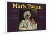 Mark Twain Brand - Tustin, California - Citrus Crate Label-Lantern Press-Framed Art Print