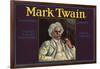 Mark Twain Brand - Tustin, California - Citrus Crate Label-Lantern Press-Framed Art Print