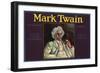 Mark Twain Brand - Tustin, California - Citrus Crate Label-Lantern Press-Framed Art Print