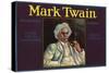 Mark Twain Brand - Tustin, California - Citrus Crate Label-Lantern Press-Stretched Canvas