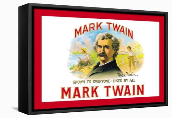 Mark Twain Cigars-null-Framed Stretched Canvas