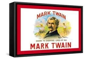 Mark Twain Cigars-null-Framed Stretched Canvas