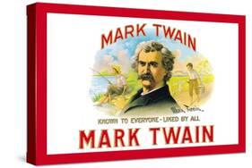 Mark Twain Cigars-null-Stretched Canvas