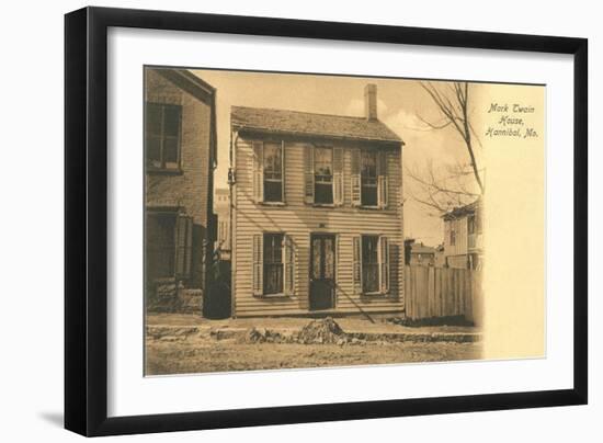 Mark Twain House, Hannibal-null-Framed Art Print