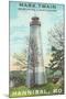 Mark Twain Lighthouse, Hannibal, Missouri-null-Mounted Art Print