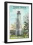 Mark Twain Lighthouse, Hannibal, Missouri-null-Framed Art Print